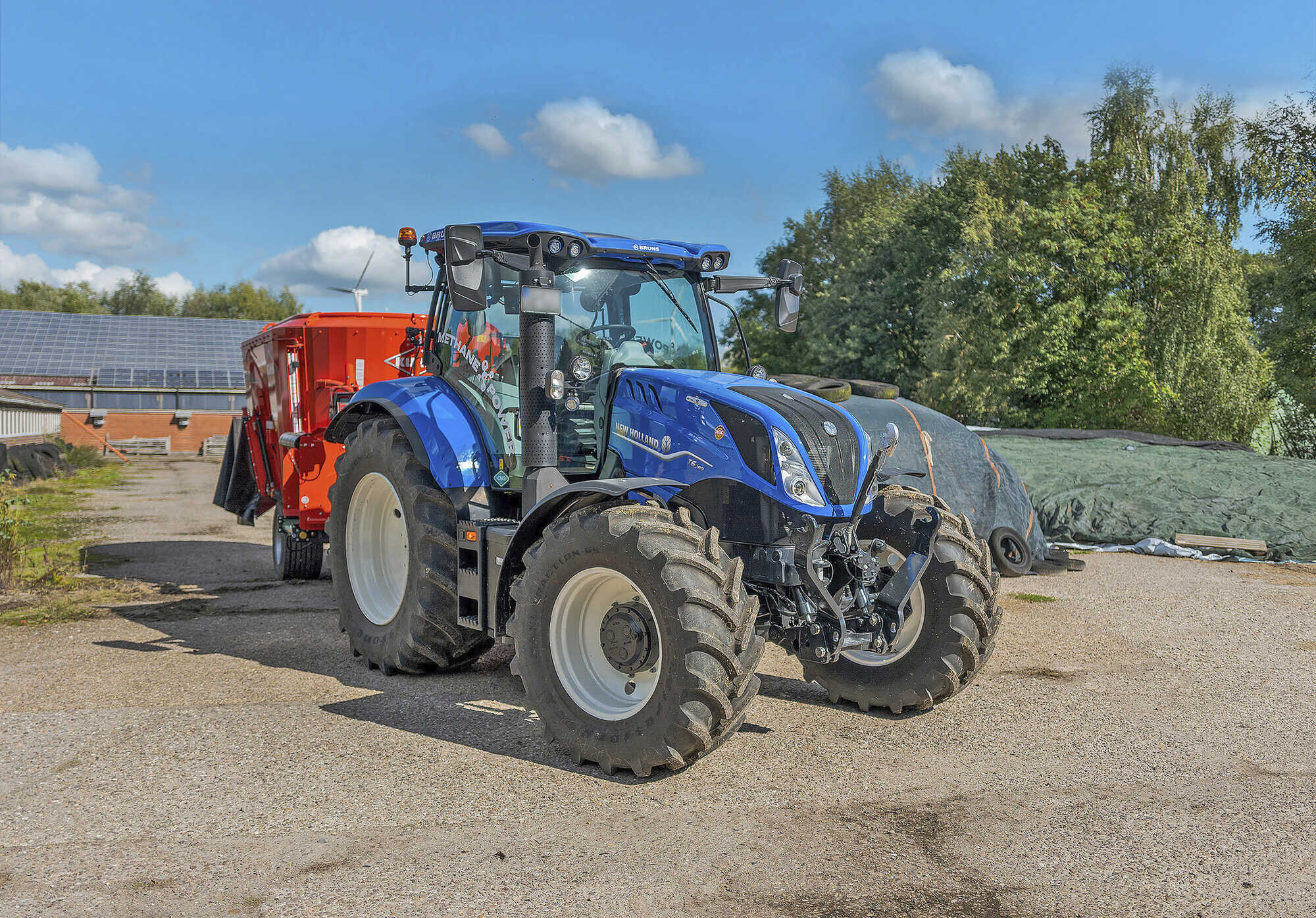 New Holland T Methane Der Erste Mit Biogas Agrarheute