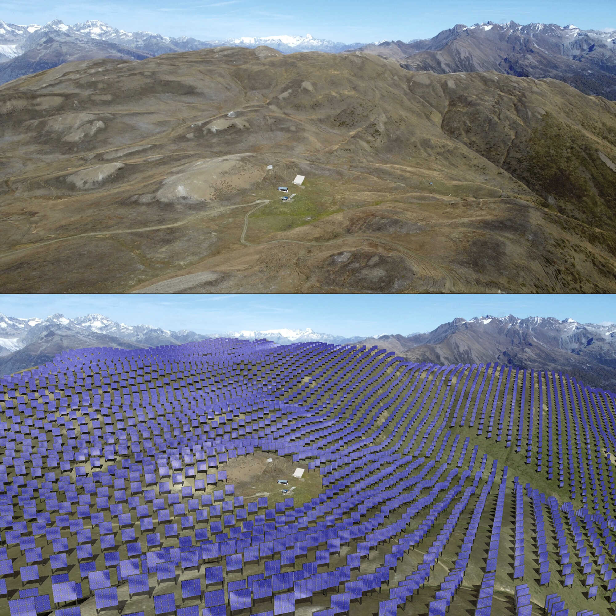 Streit Um Schweizer XXL-Solarpark - Bayerisches Landwirtschaftliches ...