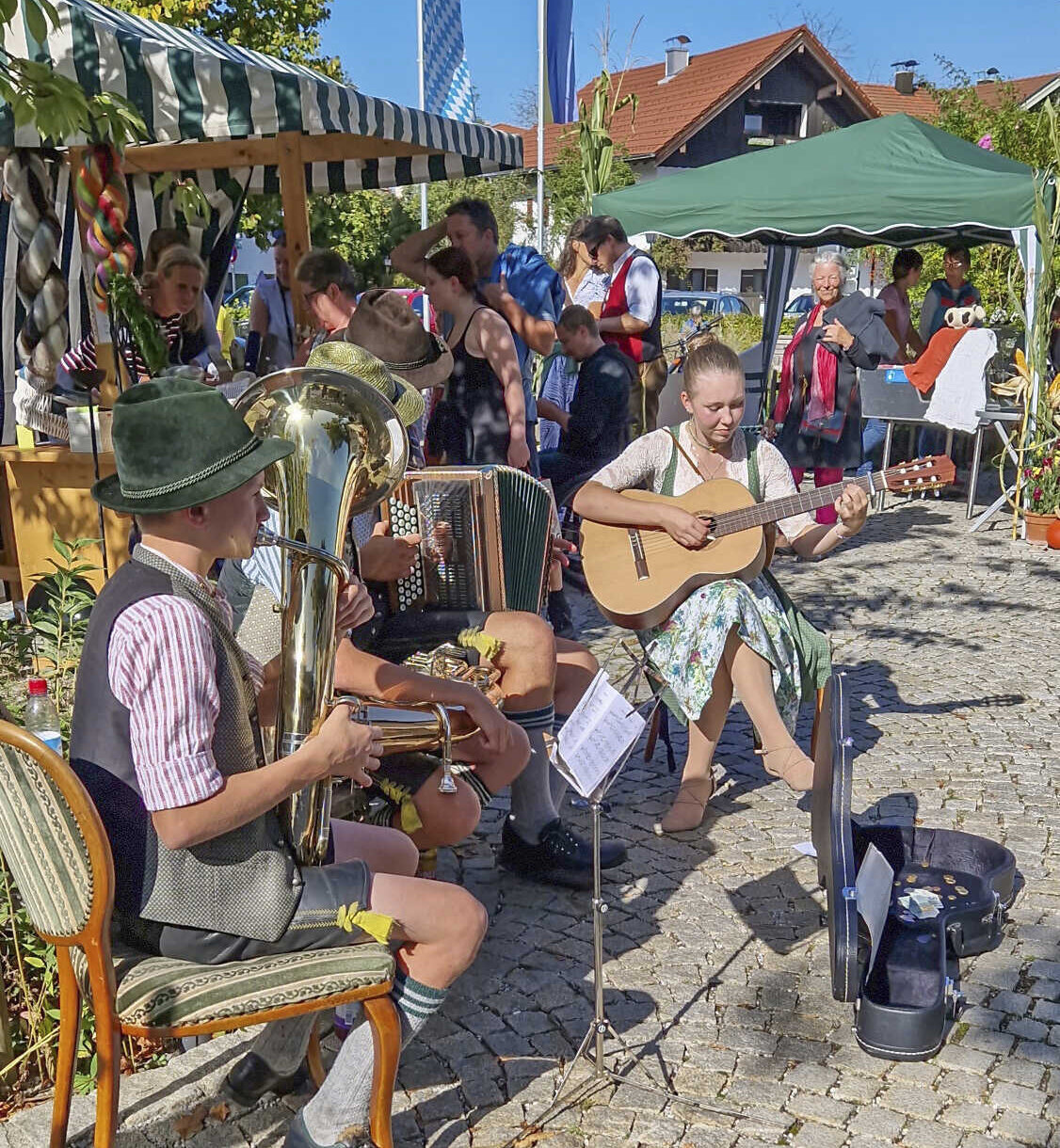 Wundersch Ner Erntedankmarkt In Prien Bayerisches